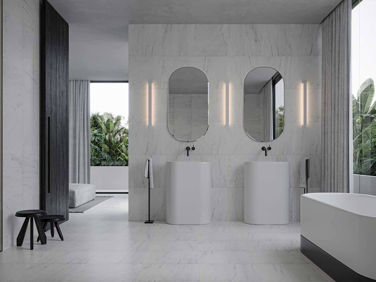 Bianco Venatino 1 | Qualis Ceramica | Luxury Tile and Vinyl at affordable prices