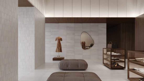 Cosmo Lumino 2x6 Picket Mosaic | Qualis Ceramica | Luxury Tile and Vinyl at affordable prices