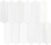 Cosmo Lumino 2x6 Picket Mosaic | Qualis Ceramica | Luxury Tile and Vinyl at affordable prices