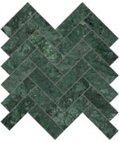 Diosa Verde 1.25x4 Herringbone Mosaic | Qualis Ceramica | Luxury Tile and Vinyl at affordable prices