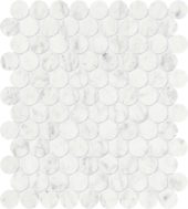Eterna Bianco 1.25 Honed Penny Round Mosaic | Qualis Ceramica | Luxury Tile and Vinyl at affordable prices