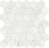 Eterna Bianco 2 Honed Hexagon Mosaic | Qualis Ceramica | Luxury Tile and Vinyl at affordable prices