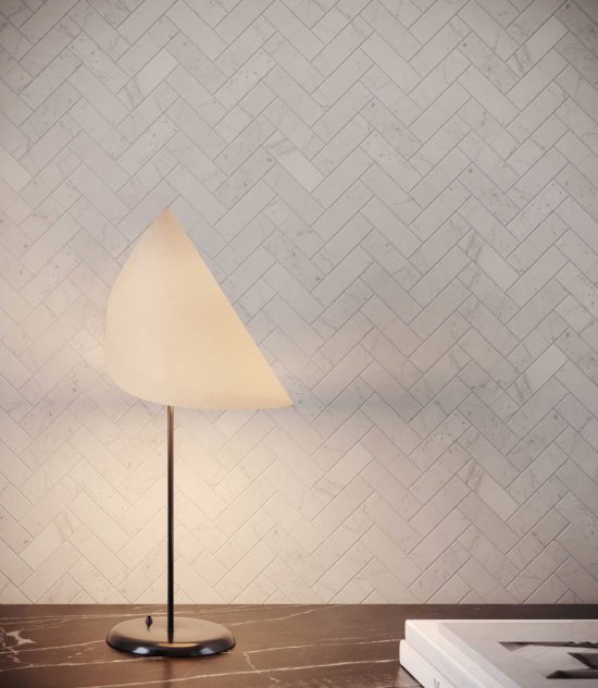 Eterna Bianco 2 Polished Hexagon Mosaic | Qualis Ceramica | Luxury Tile and Vinyl at affordable prices