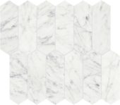 Eterna Bianco 2x6 Picket Mosaic | Qualis Ceramica | Luxury Tile and Vinyl at affordable prices