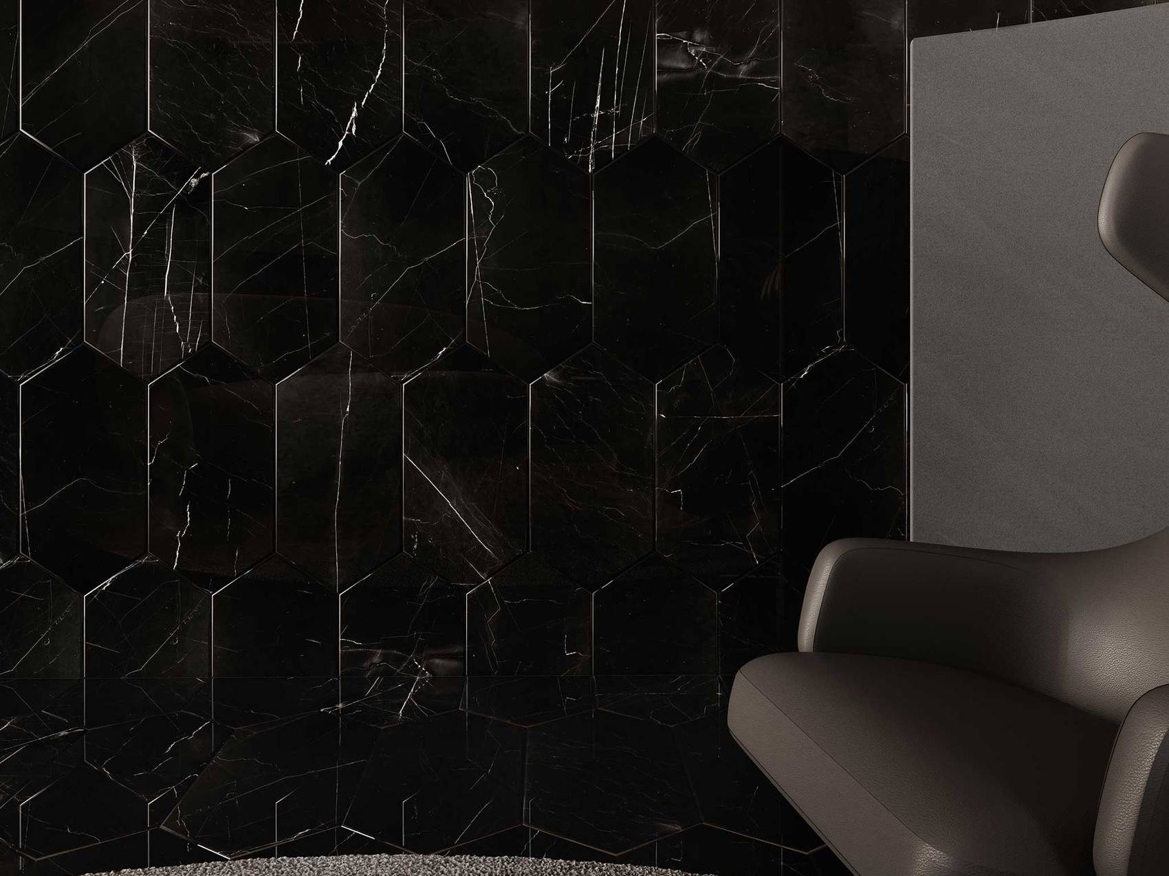 Galaxia Nero 1 | Qualis Ceramica | Luxury Tile and Vinyl at affordable prices