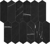 Galaxia Nero 2x6 Picket Mosaic | Qualis Ceramica | Luxury Tile and Vinyl at affordable prices