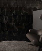 Galaxia Nero 2x6 Picket Mosaic | Qualis Ceramica | Luxury Tile and Vinyl at affordable prices