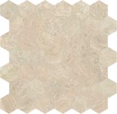 Impero Reale 2 Polished Hexagon Mosaic | Qualis Ceramica | Luxury Tile and Vinyl at affordable prices