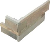 Ledger Stone 6x18 Assembled Corner | Qualis Ceramica | Luxury Tile and Vinyl at affordable prices