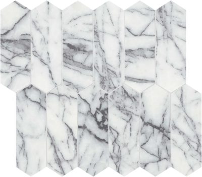 Lilac Volta 2×6 Picket Mosaic