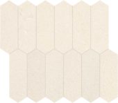 Serene Ivory 2x6 Picket Mosaic | Qualis Ceramica | Luxury Tile and Vinyl at affordable prices