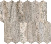Silver Ash 2x6 Picket Mosaic | Qualis Ceramica | Luxury Tile and Vinyl at affordable prices