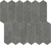 Stark Carbon 2x6 Picket Mosaic | Qualis Ceramica | Luxury Tile and Vinyl at affordable prices