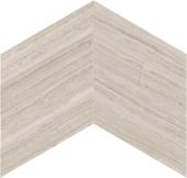 Strada Mist 2x8.5 Chevron Mosaic | Qualis Ceramica | Luxury Tile and Vinyl at affordable prices