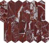 Tuscano Rosso 2x6 Picket Mosaic | Qualis Ceramica | Luxury Tile and Vinyl at affordable prices