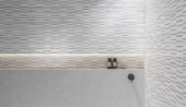 Utopio .5x6 Stacked Polar Mosaic | Qualis Ceramica | Luxury Tile and Vinyl at affordable prices