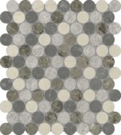 Utopio 1.25  Penny Round Terra  Mosaic | Qualis Ceramica | Luxury Tile and Vinyl at affordable prices