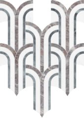Utopio Florence Blush Mosaic | Qualis Ceramica | Luxury Tile and Vinyl at affordable prices
