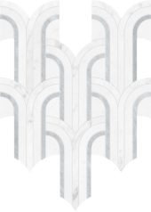 Utopio Florence Dove Stone Mosaic | Qualis Ceramica | Luxury Tile and Vinyl at affordable prices