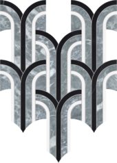 Utopio Florence Monochromo Mosaic | Qualis Ceramica | Luxury Tile and Vinyl at affordable prices