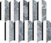 Utopio Hydros Monochromo Mosaic | Qualis Ceramica | Luxury Tile and Vinyl at affordable prices