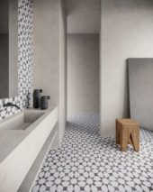 Utopio Stellar Burgundy Mosaic | Qualis Ceramica | Luxury Tile and Vinyl at affordable prices