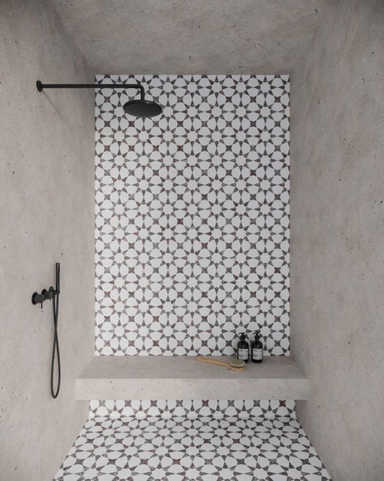 Utopio Stellar Burgundy Mosaic | Qualis Ceramica | Luxury Tile and Vinyl at affordable prices