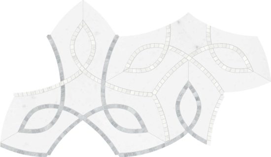 Utopio Vine Dove Mosaic | Qualis Ceramica | Luxury Tile and Vinyl at affordable prices