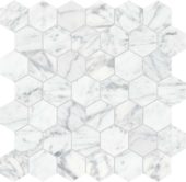 Virtue Bianco 2 Hexagon Mosaic | Qualis Ceramica | Luxury Tile and Vinyl at affordable prices