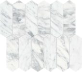 Virtue Bianco 2x6 Picket Mosaic | Qualis Ceramica | Luxury Tile and Vinyl at affordable prices