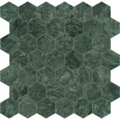 Diosa Verde 2 Hexagon Mosaic | Qualis Ceramica | Luxury Tile and Vinyl at affordable prices