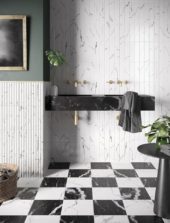 Obsession 10x10 Nero | Qualis Ceramica | Luxury Tile and Vinyl at affordable prices