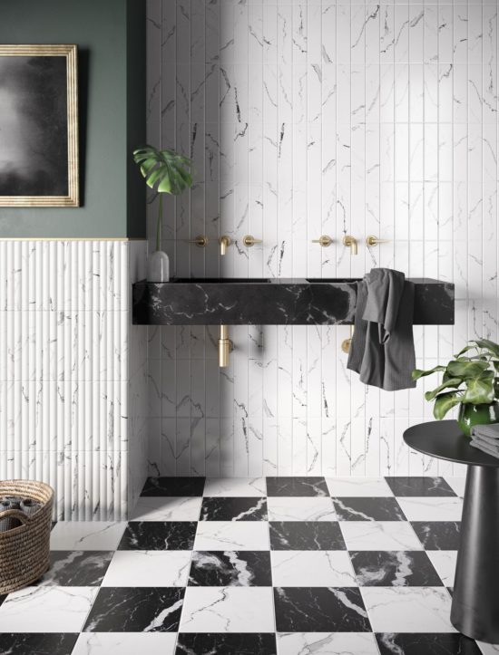 Obsession 10x10 Statuario | Qualis Ceramica | Luxury Tile and Vinyl at affordable prices
