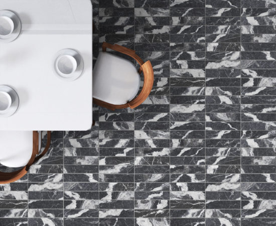 Obsession 2.5x10 Nero | Qualis Ceramica | Luxury Tile and Vinyl at affordable prices