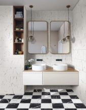 Obsession 2.5x10 Statuario | Qualis Ceramica | Luxury Tile and Vinyl at affordable prices
