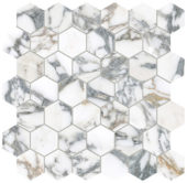 Royal Stoneworks 2" Italian Arabescato Hex | Qualis Ceramica | Luxury Tile and Vinyl at affordable prices