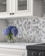Royal Stoneworks 2" Italian Cream Vein Hex | Qualis Ceramica | Luxury Tile and Vinyl at affordable prices