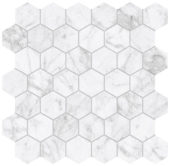 Royal Stoneworks 2" Old World Bianco Hex | Qualis Ceramica | Luxury Tile and Vinyl at affordable prices