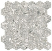 Royal Stoneworks 2" Regal Fossil Vein Hex | Qualis Ceramica | Luxury Tile and Vinyl at affordable prices