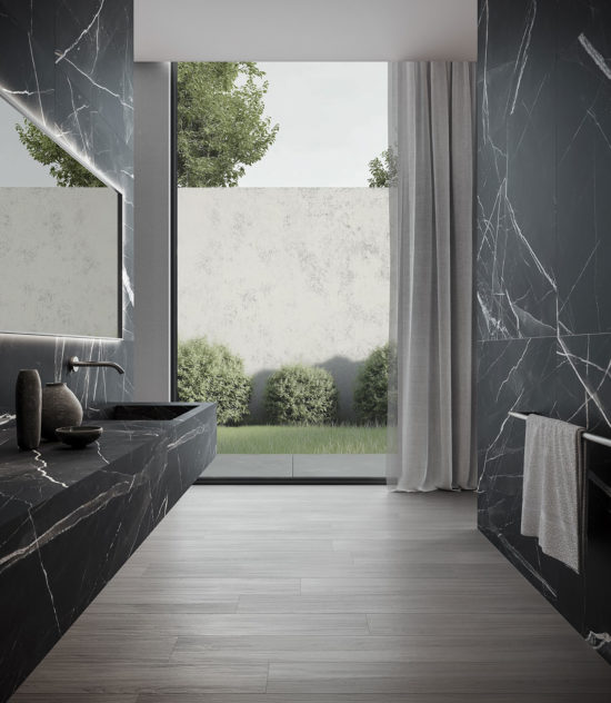 Royal Stoneworks 48X48 Regal Black Vein Honed | Qualis Ceramica | Luxury Tile and Vinyl at affordable prices