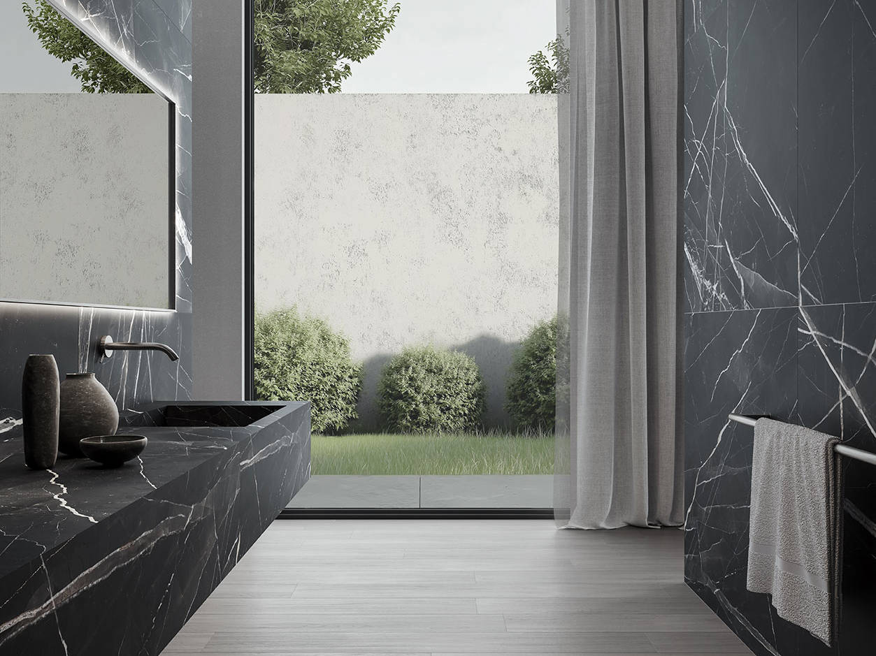Royal Stoneworks REGAL BLACK VEIN 1 | Qualis Ceramica | Luxury Tile and Vinyl at affordable prices