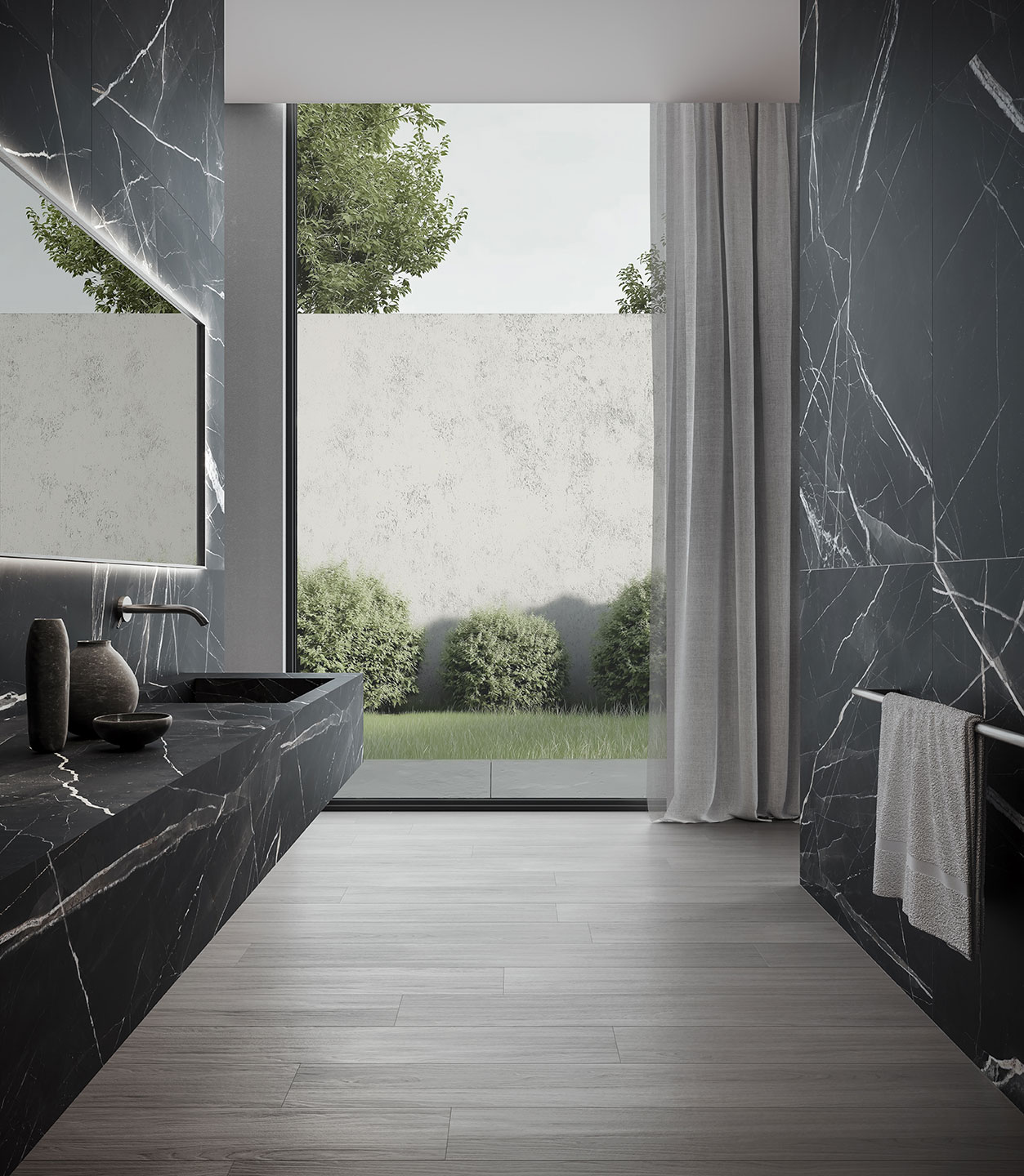 Royal Stoneworks REGAL BLACK VEIN 1 | Qualis Ceramica | Luxury Tile and Vinyl at affordable prices