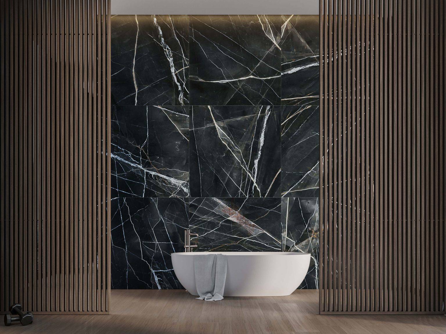 Royal Stoneworks REGAL BLACK VEIN 2 | Qualis Ceramica | Luxury Tile and Vinyl at affordable prices