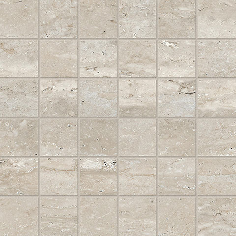 Saturnia 2x2 Mosaic Silver Matte