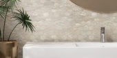 Saturnia 3x3 Hex Navona Matte | Qualis Ceramica | Luxury Tile and Vinyl at affordable prices