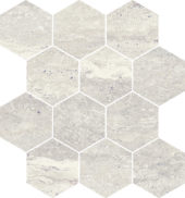 Saturnia 3x3 Hex Roman Matte | Qualis Ceramica | Luxury Tile and Vinyl at affordable prices
