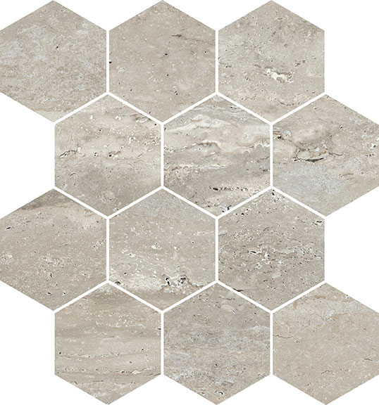 Saturnia 3x3 Hex Silver Matte