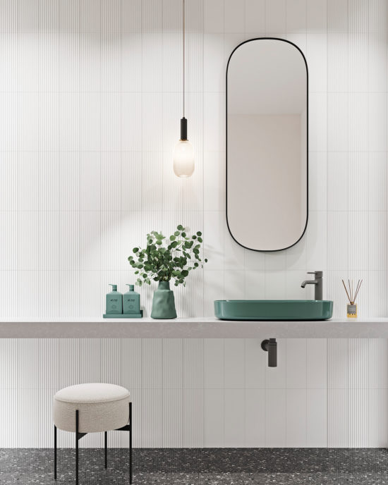 Sausalito 5X13 White Matt 03 | Qualis Ceramica | Luxury Tile and Vinyl at affordable prices