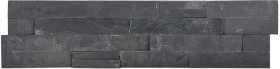 Ledger Stone 6x24 Carbon Split Face Corner