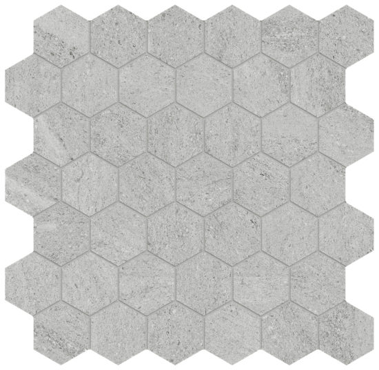 Lithoform 2" Hex Veincut Twilight | Qualis Ceramica | Luxury Tile and Vinyl at affordable prices